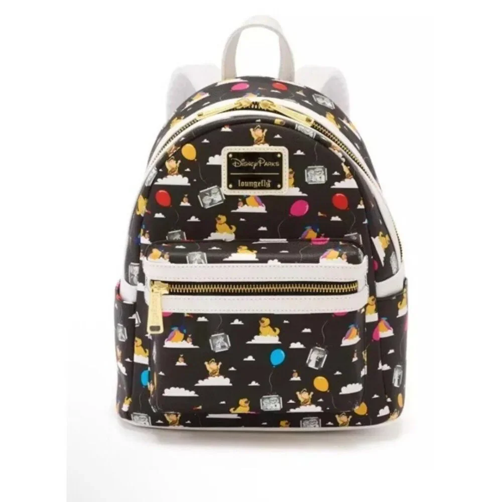 Disney Loungefly UP Mini Backpack Characters Balloons Russell Dug Carl Ellie NWT